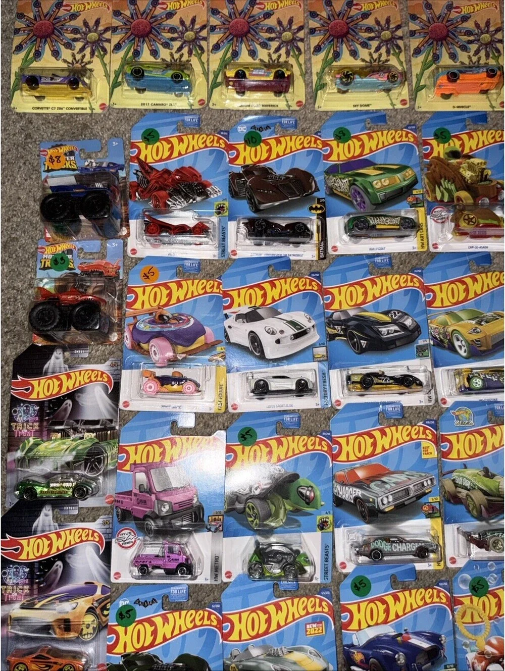 Huge Lot Of Hot Wheels Cars NIB